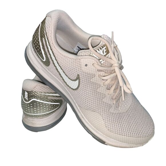 Nike Womens Tennis Shoes Sneakers Zoom All Out Running Athletic Beige Gold 10 - Picture 1 of 12